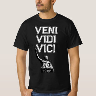 Success Motivational Veni Vidi Vici Quote Mens T-Shirt
