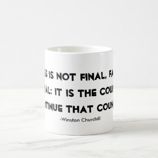 Success Mug Winston Churchill quote