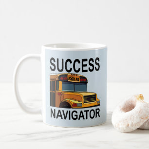 Success Navigator School Bus Driver Coffee Mug
