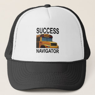 Success Navigator School Bus Driver Trucker Hat