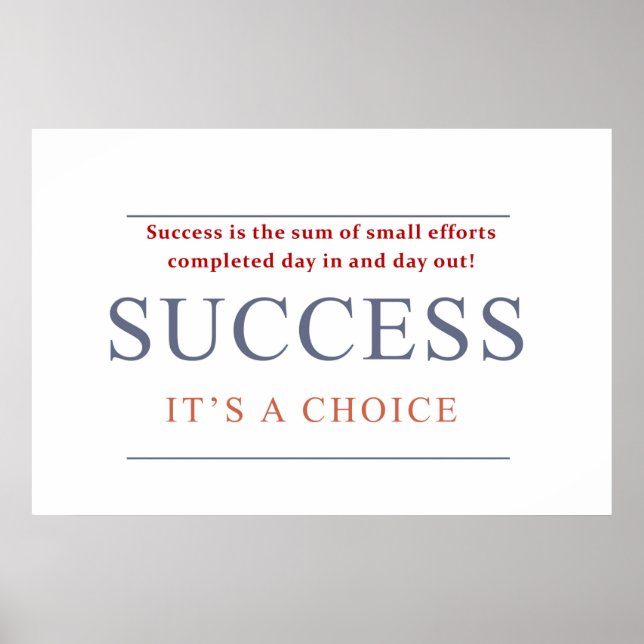 Success Poster (Front)