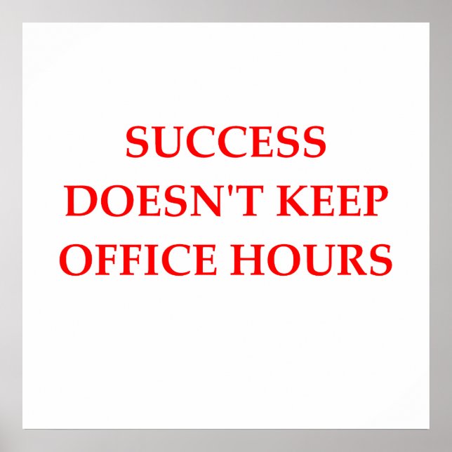 success poster (Front)