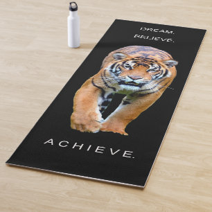 Success Quote Dream Believe Achieve Motivational Yoga Mat
