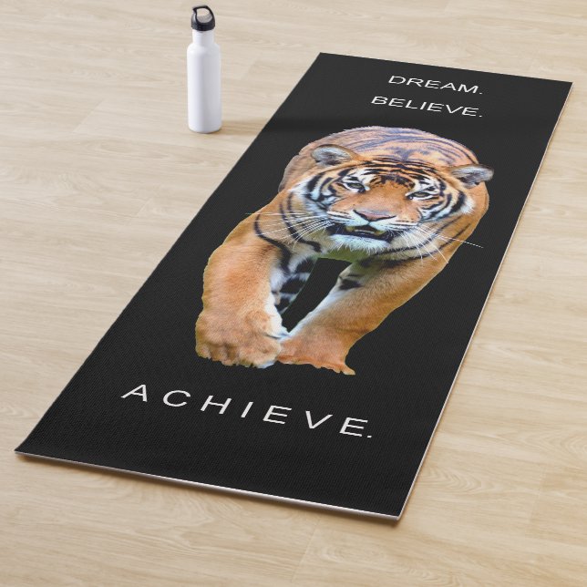 Success Quote Dream Believe Achieve Motivational Yoga Mat (In Situ)