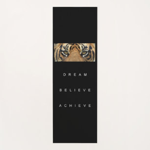 Success Quote Dream Believe Achieve Motivational Yoga Mat
