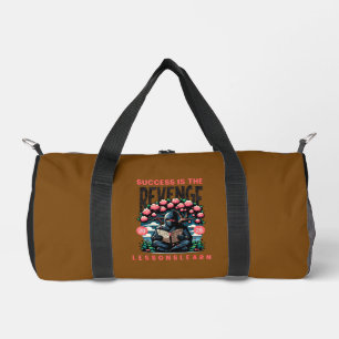 SUCCESS REVENGE LESSONS LEARN SMALL DUFFLE BAG 