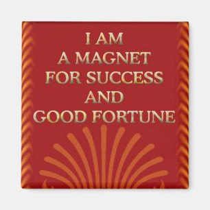 Success-Self affirmation statement Magnet