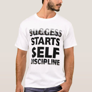 🔥 Success Starts with Self-Discipline - Motivatio T-Shirt