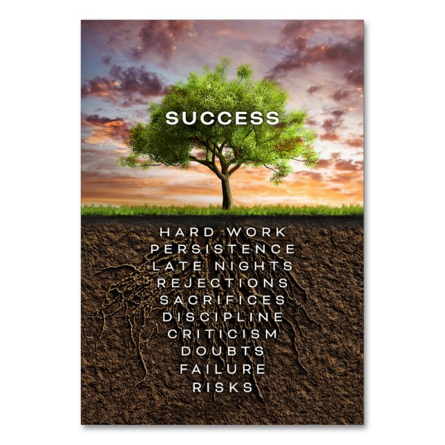 Success Tree Table Number (Front)