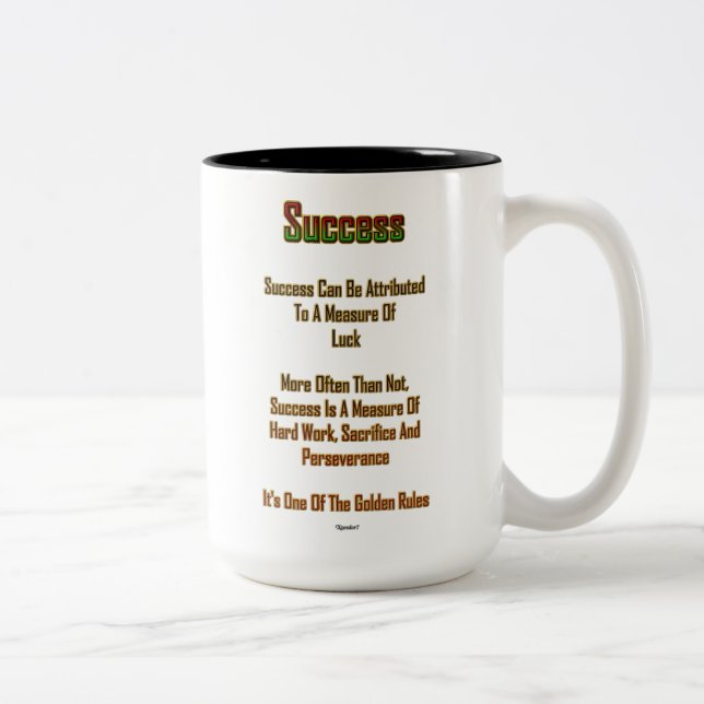 Success Two-Tone Coffee Mug (Right)