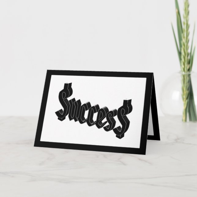 Success = $ucces$ card (Front)