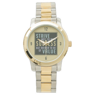 Success & Value Motivational watches