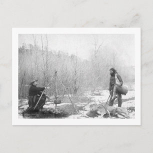 Successful Dear Hunt Near Deadwood Photograph Postcard