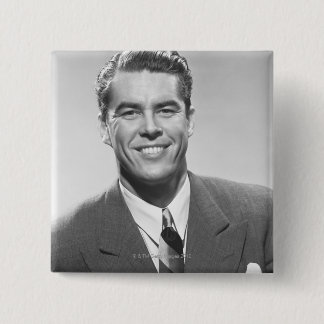 Successful Man 15 Cm Square Badge
