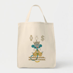 Successful Zen Monkey Boss Art Tote Bag