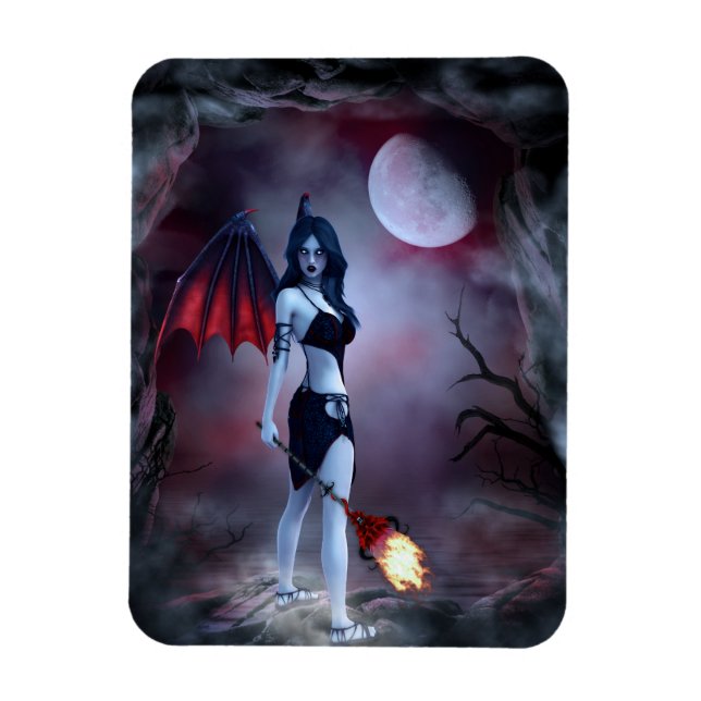 Succubus Fantasy Magnet (Vertical)