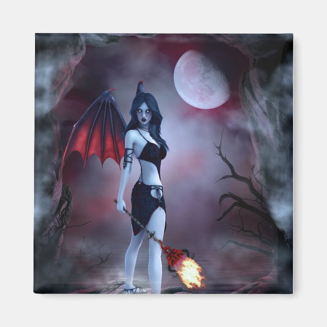 Succubus Fantasy Magnet (Front)