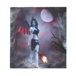 Succubus Fantasy Notepad