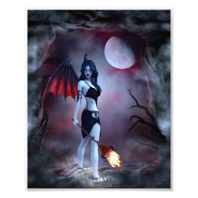 Succubus Fantasy Photo Print (Front)