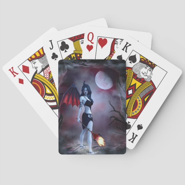 Succubus Fantasy Playing Cards (Back)