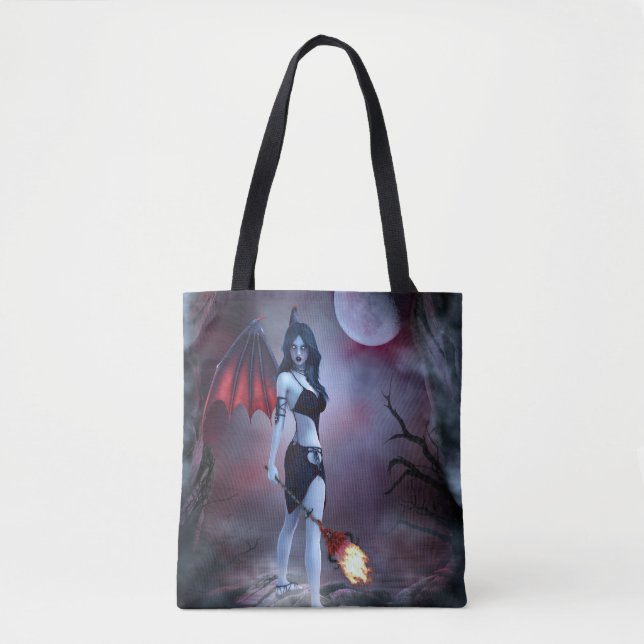 Succubus Fantasy Tote Bag (Front)