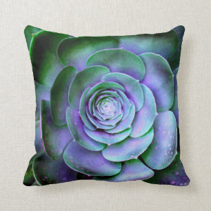 Succulent Abstract Fine Artsy Cushion