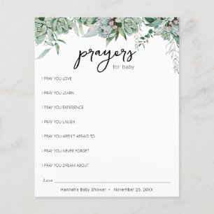 Succulent and Eucalyptus Greenery for Baby