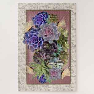 Succulent Art  Jigsaw Puzzle
