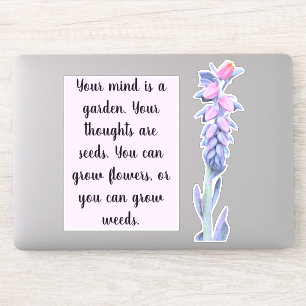 Succulent Bloom Flower Quote