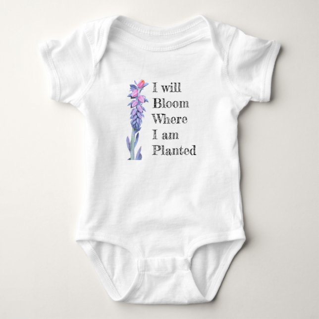 Succulent Bloom Shirt Design (Front)