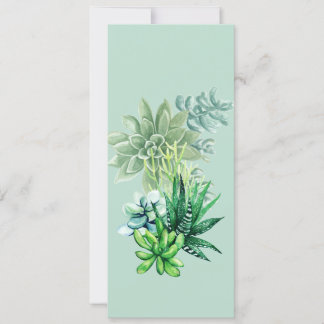 Succulent Bookmark 