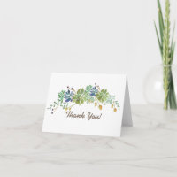 Succulent Bouquet | Thank You Card