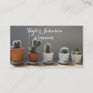 succulent business card