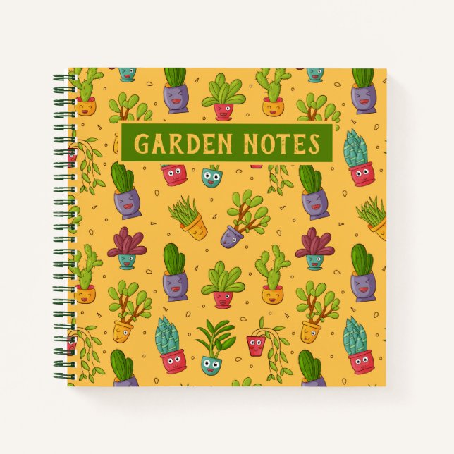 Succulent, Cactus, Desert Notebook (Front)