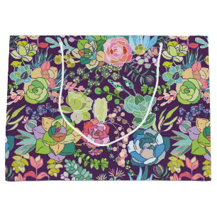 Succulent Cactus Gardening Gift Bag