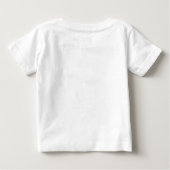 SUCCULENT CACTUS ORANGE FLORAL WATERCOLOR BABY T-Shirt (Back)
