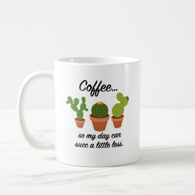 Succulent Coffee Mug (Left)