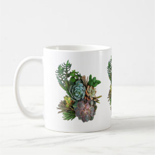 Succulent decor coffee mug