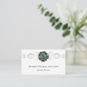 Succulent Floral Shop Business Card