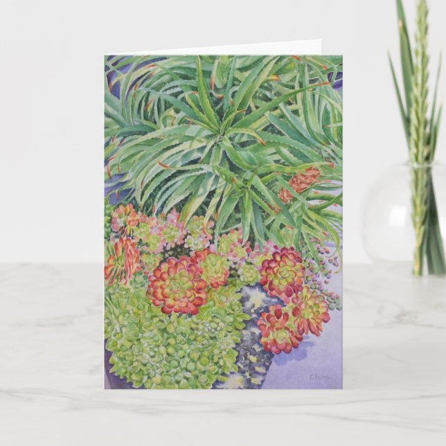 Succulent Garden Card (Front)
