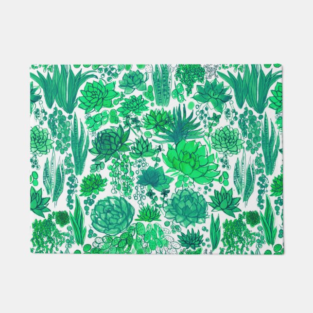 Succulent garden doormat (Front)