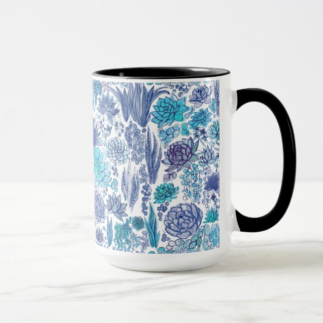 Succulent garden mug (Right)