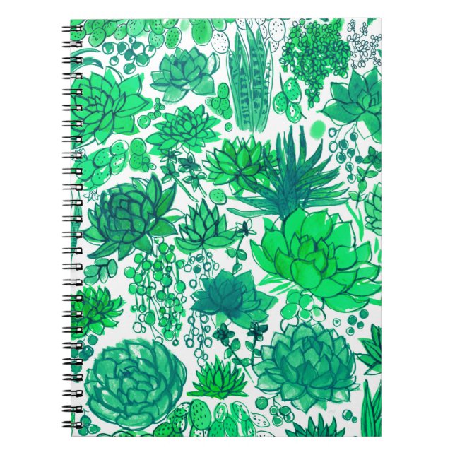 Succulent garden notebook (Front)
