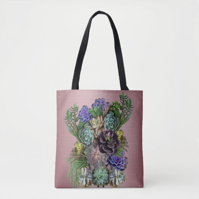 Succulent gardener tote bag (Front)