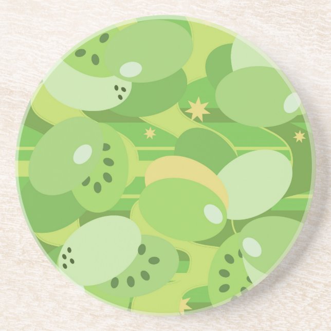 Succulent Green Coaster (Front)