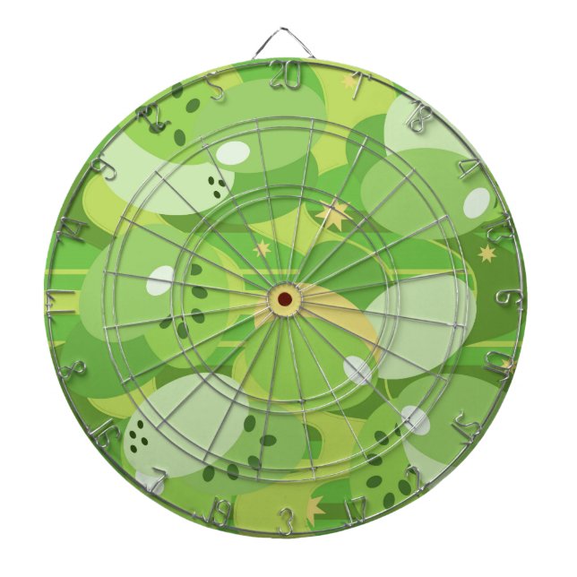 Succulent Green Dartboard (Front)