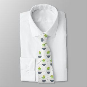 Succulent Kalanchoe Plant Mom Pattern Tie