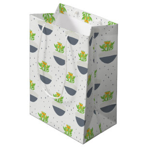 Succulent Kalanchoe Plant Mum Pattern Medium Gift Bag