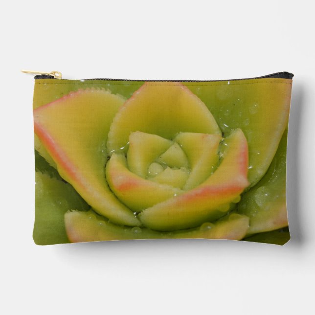 Succulent Laptop Sleeve | Botanical Nature Case Accessory Pouch (Front)