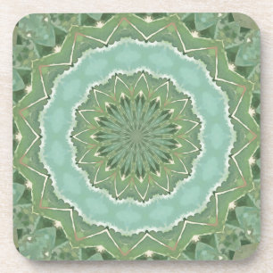 Succulent Mandala Coaster